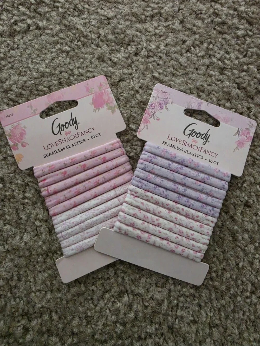 LoveShackFancy Goody x LoveShackFancy Seamless Elastics (10-count Each) 2 Packs
